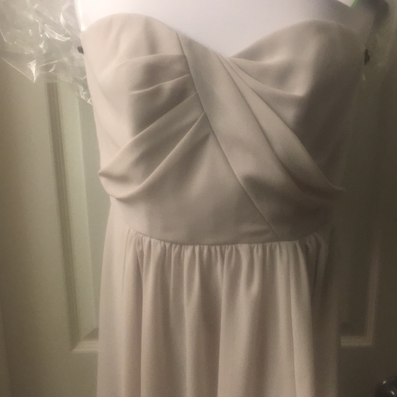 Nude Toned Bridesmaid Dress - Picture 2 of 2